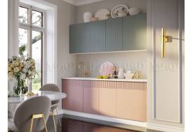 Кухонный гарнитур Оливия 2000 Шарли Бриз/Шарли Pink