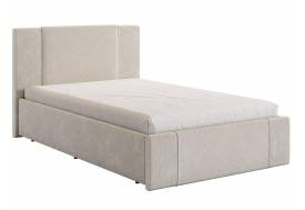 Кровать Хлоя 1200 велюр крем