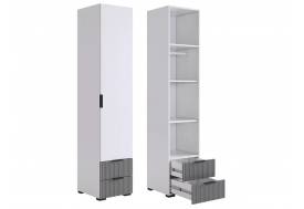 Шкаф однодверный 107.01 Зефир серый