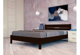 Кровать Вероника-5 1600 Орех темный