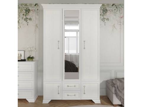 Шкаф ШР-3 для одежды с зеркалом Грация