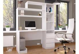 Стол компьютерный №1 NEW Белый