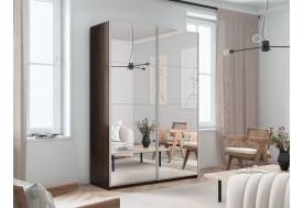 Шкаф-купе Прайм 2-х дверный 1200 два зеркала Венге