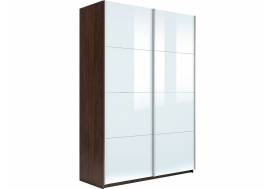 Шкаф-купе Прайм 2-х дверный 1600 Стекло Белое Венге