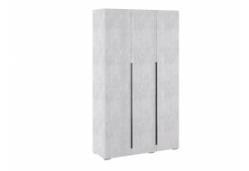 Шкаф Осло 3 двери М04 ручка торцевая Цемент светлый
