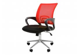 Офисное кресло Chairman 696 Россия TW красный хром new