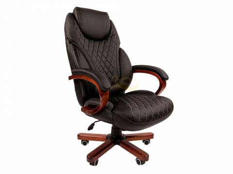 Офисное кресло Chairman 406 Россия экопремиум черное N