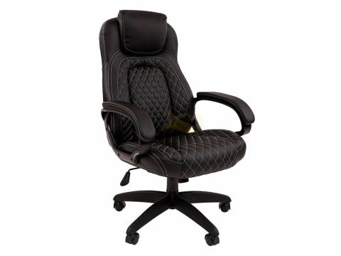 Офисное кресло Chairman 432 Россия экопремиум черная