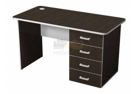 Стол письменный с тумбой левый с кабель каналом ПСт1.14Л