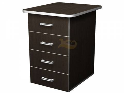 Тумба приставная с 4 ящиками ПТ4.6