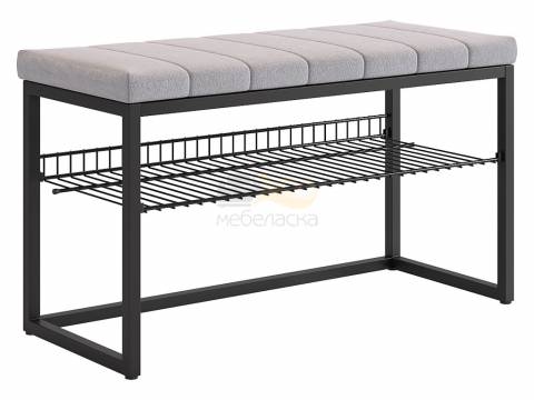 Обувница Классная 2 черный муар/оникс