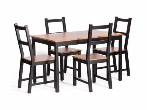 Обеденный комплект Соната Sonata dining set антик/чёрный