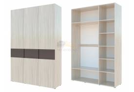 Шкаф комбинированный с полками справа и 1 штангой Гранд ГШК/1-23-15-333