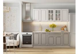 Кухонный гарнитур Кварц Грей Софт-Милк софт 2000 мм