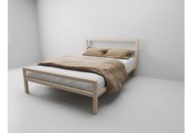 Кровать металлическая Комфорт 1800 бежевая