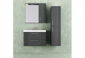 Комплект для ванны навесной Альба 80 антрацит