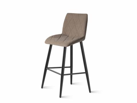 Стул барный Омега велюр leonardo 05 кофе с молоком