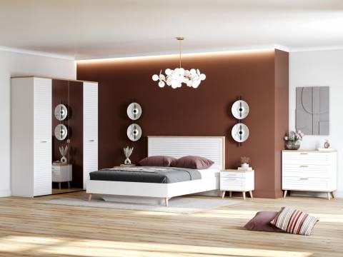 Спальня Гавана Белый матовый