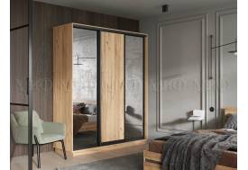 Шкаф-купе Тринити NEW (1800) два зеркала Дуб Крафт