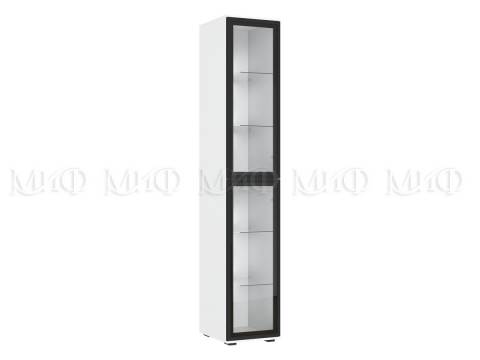 Пенал-стекло (400) Норд Белый