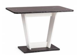 Стол обеденный TIBI нераздвижной Мрамор черный/Белый