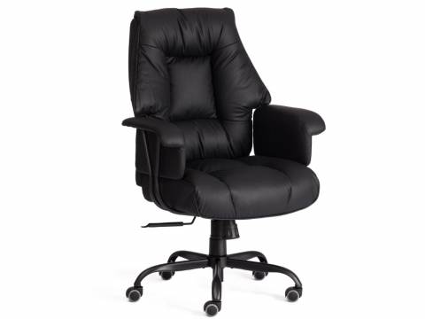 Кресло BROOKLYN кожзам черный