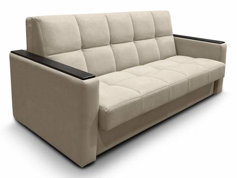 Диван Рэй 1800х2000 Клетка с прямыми подлокотниками с МДФ вивальди 3