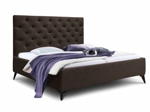 Кровать Фрейм 1200 Каретная стяжка высокие ножки с подъемом вивальди 10