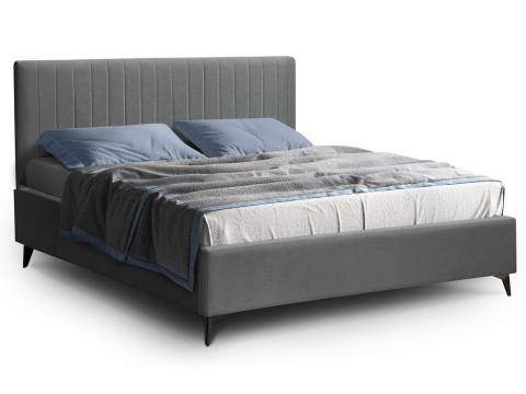 Кровать Фрейм 1400 Страйп высокие ножки без подъема вивальди 34