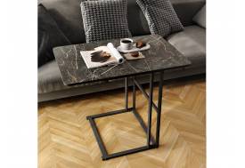 Стол пристенный Компакт Пластик 0440-черные опоры