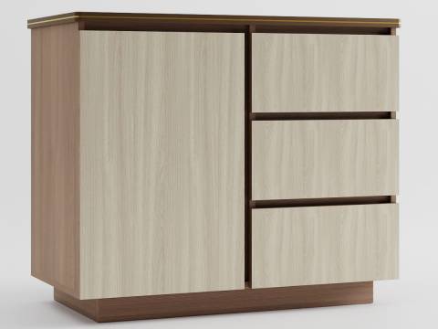 Комод 900/3 Дуэт NEW Ясень шимо