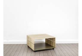 Журнальный стол (О-1) Eclectic lite Дуб рокпайл-Мокко