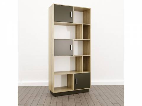 Стеллаж большой (О-11) Eclectic lite Дуб рокпайл-Скала