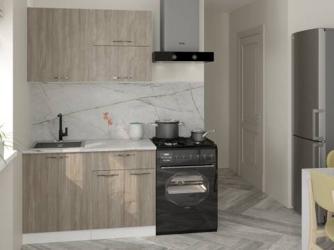 Кухонный гарнитур Фьюджи лайт 1 1200 мм