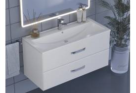 Тумба с раковиной Uperwood Foster белая 100 см