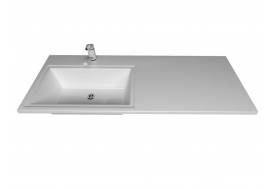 Раковина над стиральной машиной Uperwood Марсал левая белая