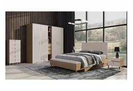 Спальня Калипсо Дуб седан/Латте