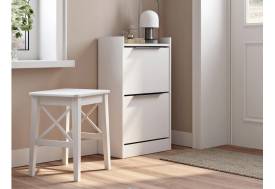 Обувница (450) 2 ящика белая