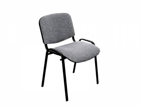 Стул ИЗО В-03 серый/черная рама