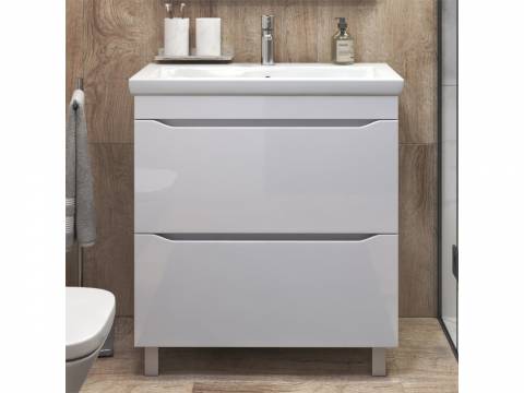 Тумба Grani 800-0-2 Como белый