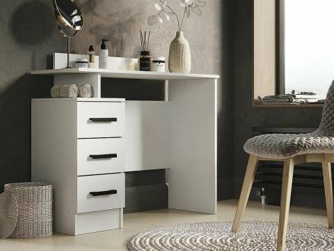 Трюмо Эко белый гладкий