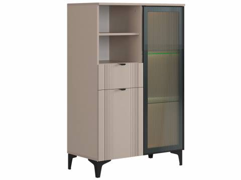 Комод 2 Рич со стеклом