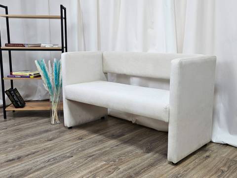 Диван Missa Велюр белый