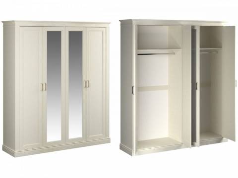 Шкаф 4-х дверный Сиена