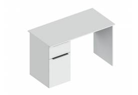 Стол письменный Вита левый белый лофт