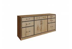 Комод Клео дуб крафт золотой