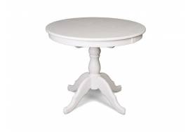 Стол СО 900 круглый раздвижной белая эмаль