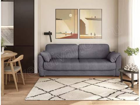 Прямой диван Брайтон Newtone antracite