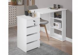 Стол письменный с ящиками арт. 233 белый