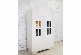 Шкаф детский двухдверный с ящиками Домик